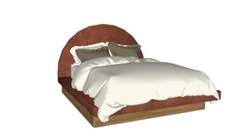 床铺床具被子SU模型