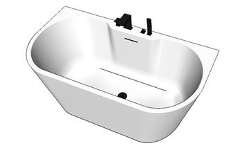 浴缸浴室道具SU模型
