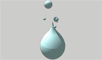 水滴水SU模型