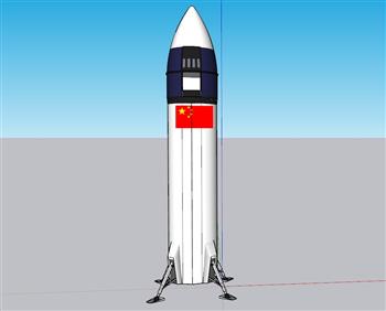 运载火箭航天SU模型