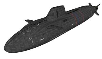 战略核潜艇武器SU模型