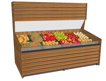 超市蔬菜水果SU模型