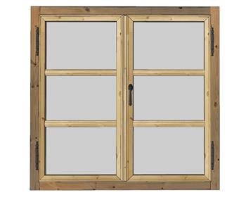 木框窗户玻璃窗su模型库(ID32088)