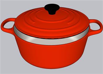 厨房厨具锅头su免费模型(ID33628)