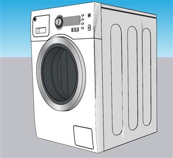 洗衣机SU模型
