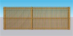 乡村篱笆栅栏围栏su免费模型(ID34728)