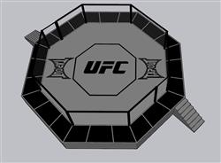 UFC擂台拳击SU模型