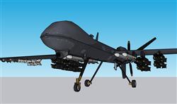 全球鹰无人机侦察机SU模型