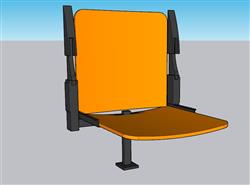 电影椅多功能椅SU模型