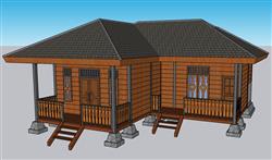 木屋木房子草图模型(ID37211)