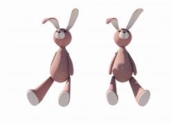 兔子布娃娃玩偶SU模型