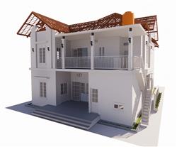 美式住宅房屋SU模型
