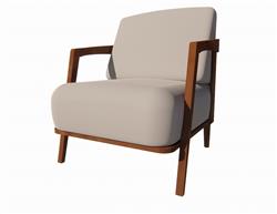 扶手椅子SU模型
