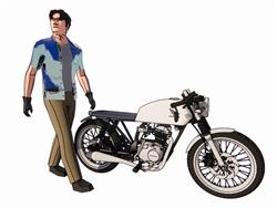 摩托车男人SU模型