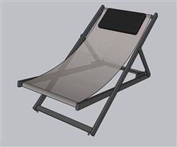 休闲透气躺椅草图模型(ID48037)