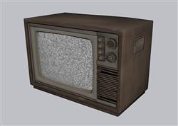 电视机SU模型
