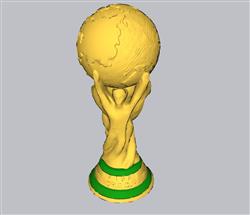 卡塔尔世界杯奖杯SU模型