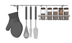 厨房调料瓶厨具草图大师素材草图模型(ID53385)