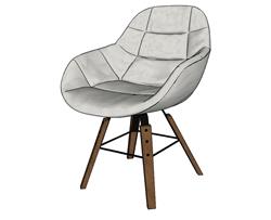 现代凳子椅子su免费下载草图模型(ID57596)