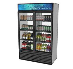 饮料机饮料柜冰箱SU模型