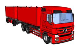 卡车汽车sketchup模型下载草图模型(ID62681)