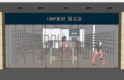 服装店su模型SU模型