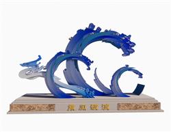海浪雕塑SU模型
