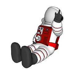 宇航员太空人SU模型
