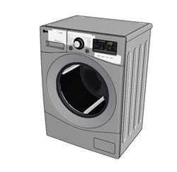 滚筒洗衣机家电SU模型