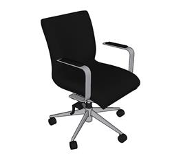 办公椅旋转椅su模型(ID89588)