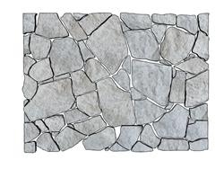 石块石头墙面su模型(ID89766)