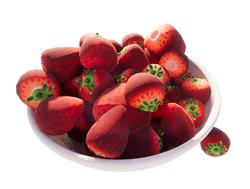草莓果盘食物SU模型
