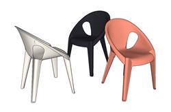塑料椅子SU模型