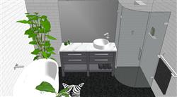 su北欧卫生间浴室模型(ID91588)