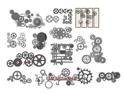 su工业齿轮装饰模型(ID91653)
