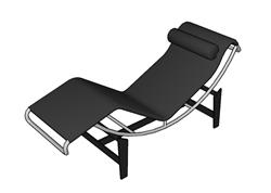 休闲躺椅的skp模型(ID92374)