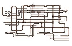 水管现代管道su模型(ID92771)