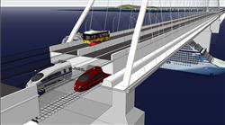 大桥动车SU模型