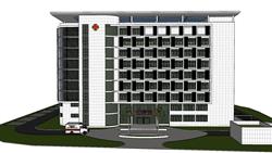 医疗建筑医院su模型(ID93003)