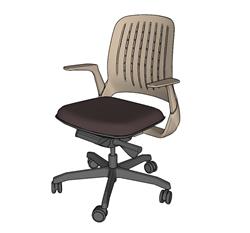 电脑椅办公椅skp模型(ID93148)