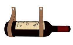 酒瓶红酒SU模型