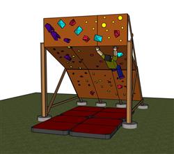 木制儿童攀爬墙su免费模型下载网站有哪些(ID93657)