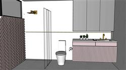 浴室柜马桶su模型素材免费网站(ID94467)