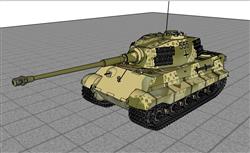 二战坦克sketchup素材库下载免费(ID94700)