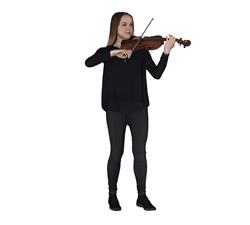 小提琴美女人物SU模型