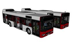 公交车巴士车SU模型(ID95020)