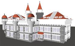 城堡su模型(ID95235)