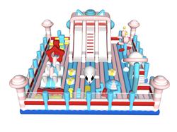 儿童游乐充气城堡SU模型(ID95236)