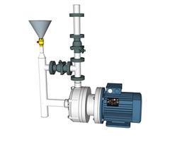 立式水泵skp模型(ID95576)