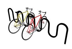 自行车停车架su模型(ID95603)